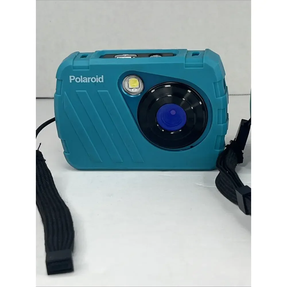 2 Polaroid ISO48 HS 16MP 4x Zoom Digital Cameras Tested Waterproof With Cases